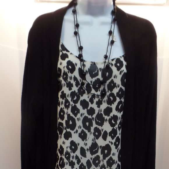 TravelSmith Jackets & Blazers - Travel Smith Black Sweater Cardigan W Pockets Sz M